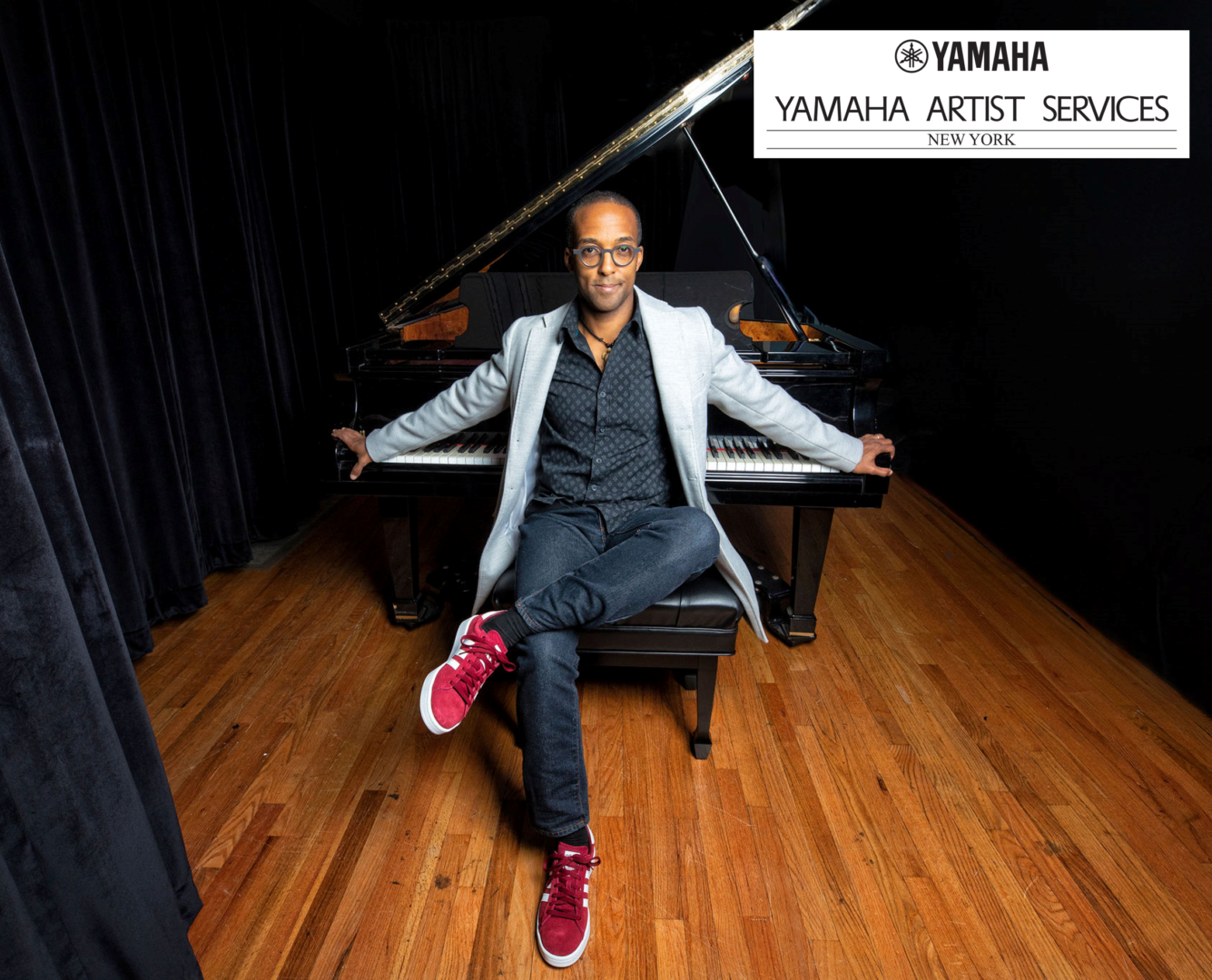 Pianist Kevin Harris is a Yamaha Jazz Piano Artist